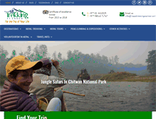 Tablet Screenshot of nepaltrekkingplanner.com